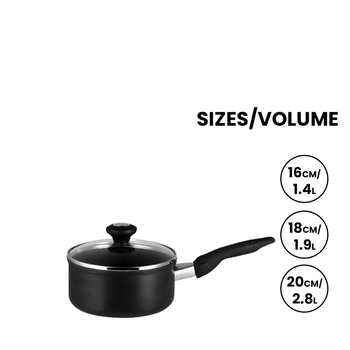 Meyer Cook N Look Nonstick Saucepan (Induction)