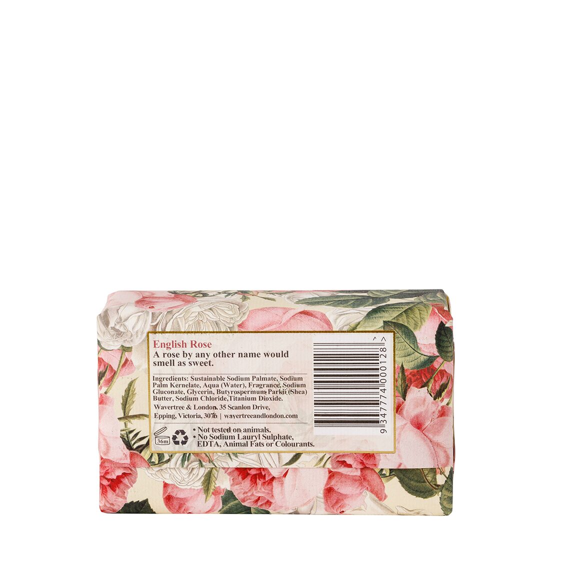 Wavertree & London English Rose Soap Bar 200g