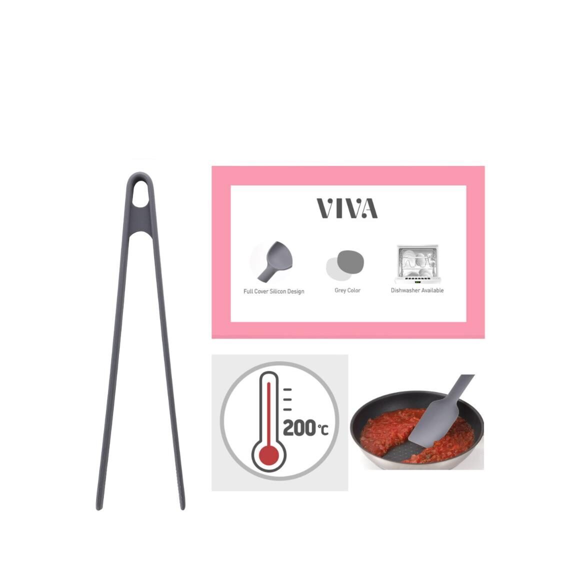 Happycall Viva Silicone Cooking Tongs (4004-1012/4004-1048)