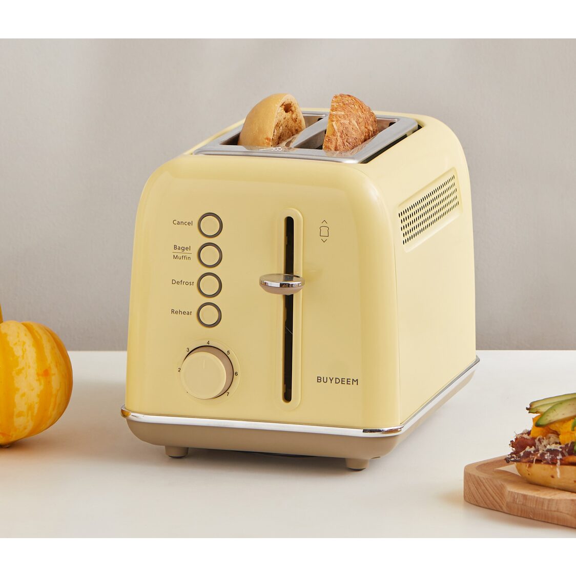 Buydeem 2-slice Toaster DT620E