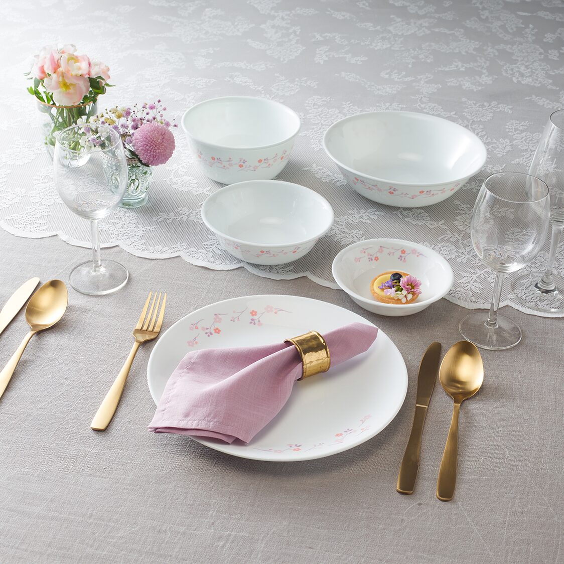 Corelle 16pc Dinner Set - English Garden