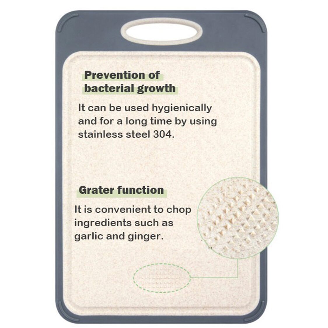 Happycall Cleanness Double-Sided Stainless Steel Cutting Board (4004-1054)