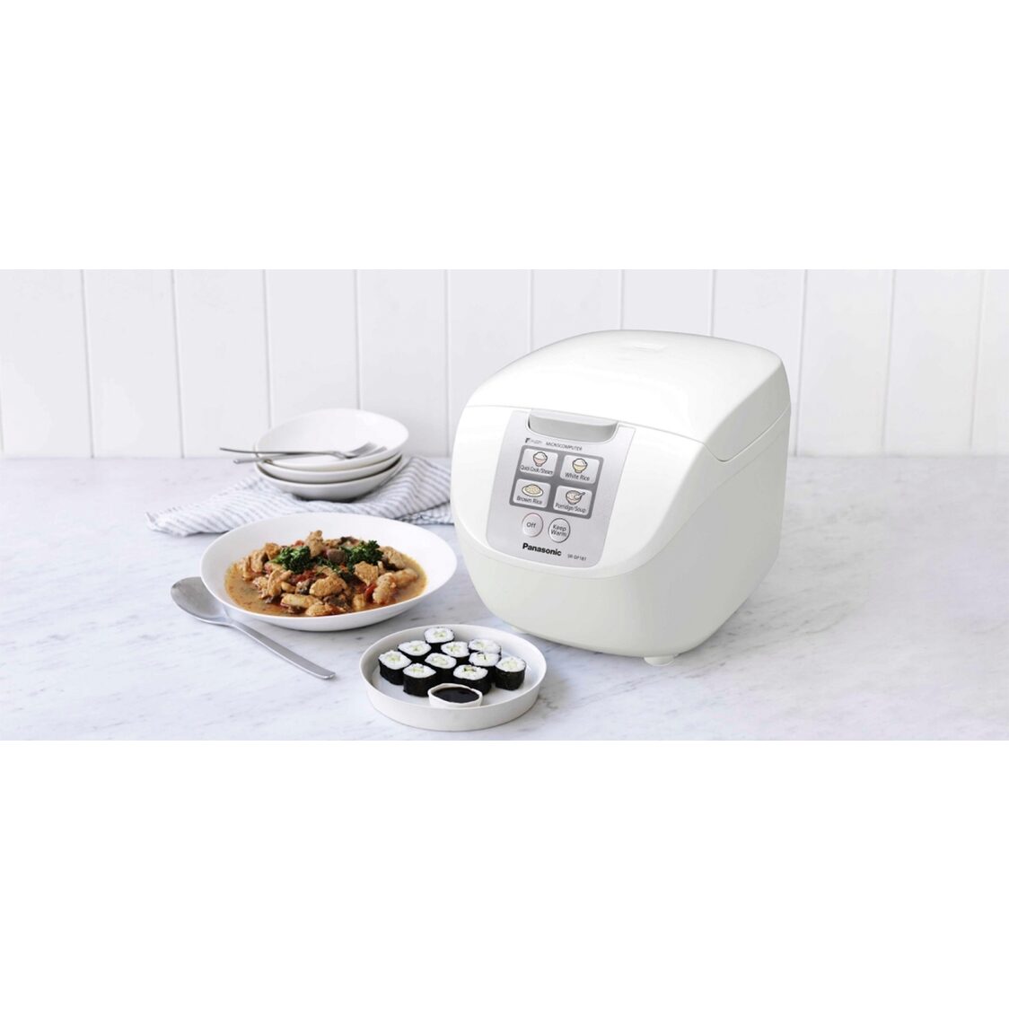 PANASONIC Micro-Computer Rice Cooker 1.8L (SR-DF181WSH)