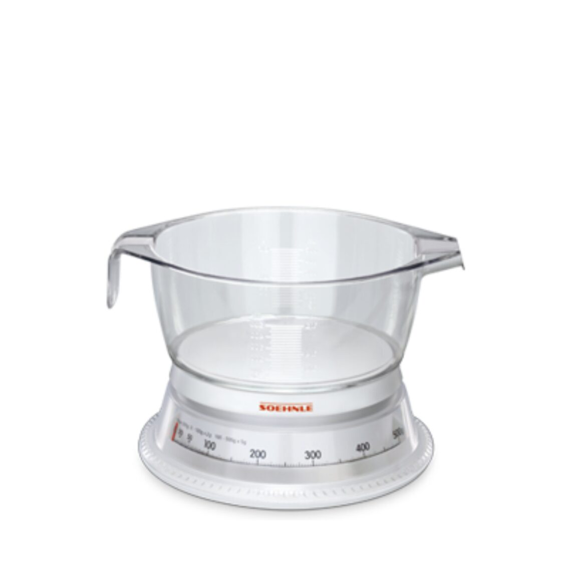 Soehnle KSC Vario White Glass Clear Kitchen Scale