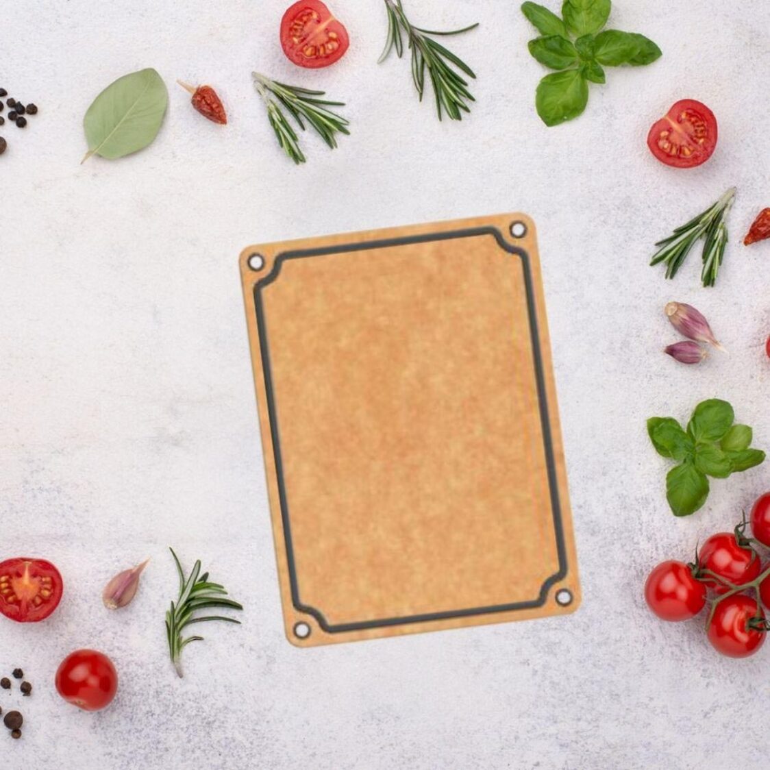 Safico Pro Wood Fibre Cutting Board With Silicone Pad 37cm (1917SF-QAS10)