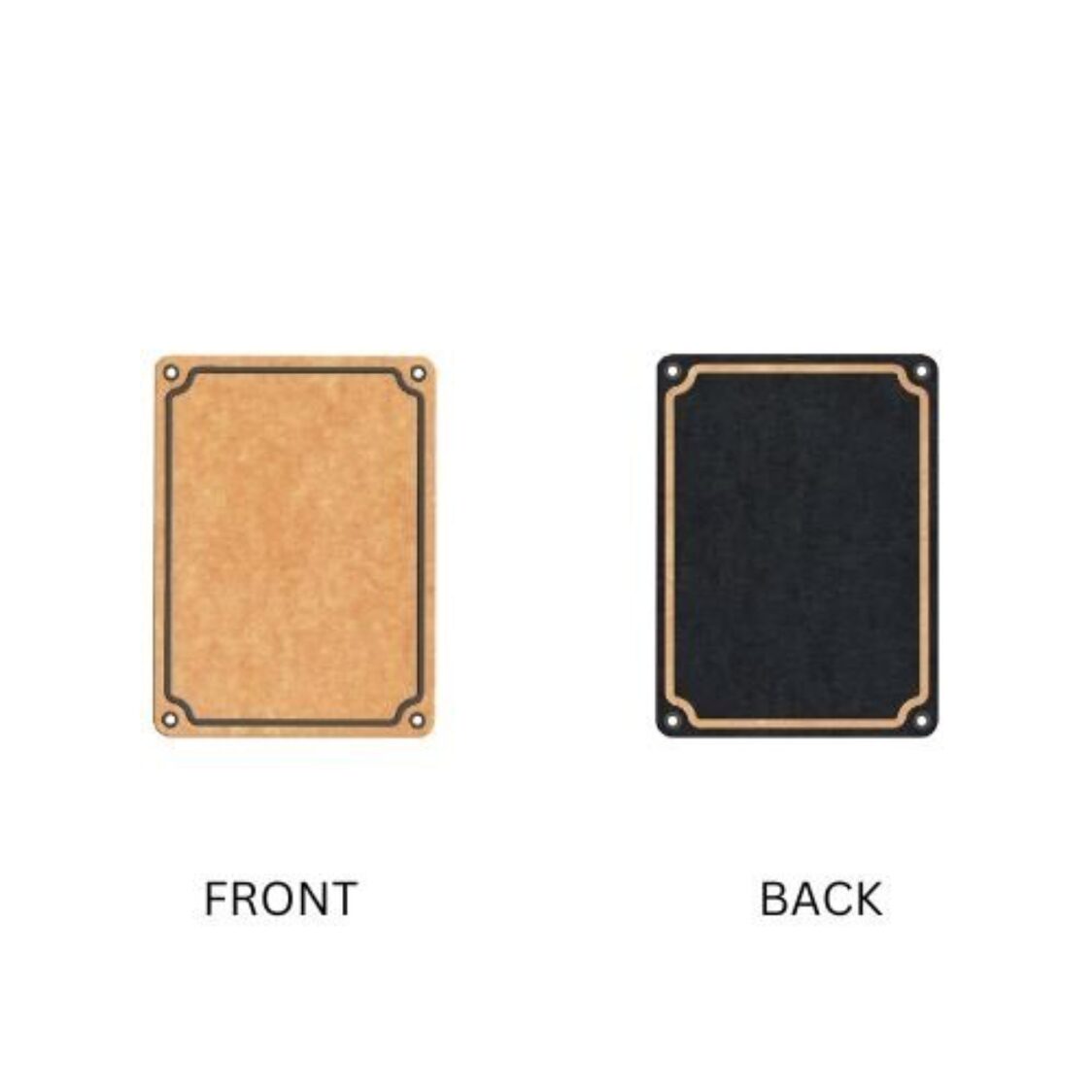 Safico Pro Wood Fibre Cutting Board With Silicone Pad 37cm (1917SF-QAS10)