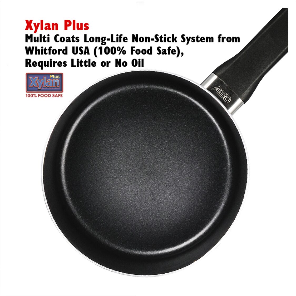 ASD Gusto Red Non-Stick Saucepan 18cm (HP8918-RD)