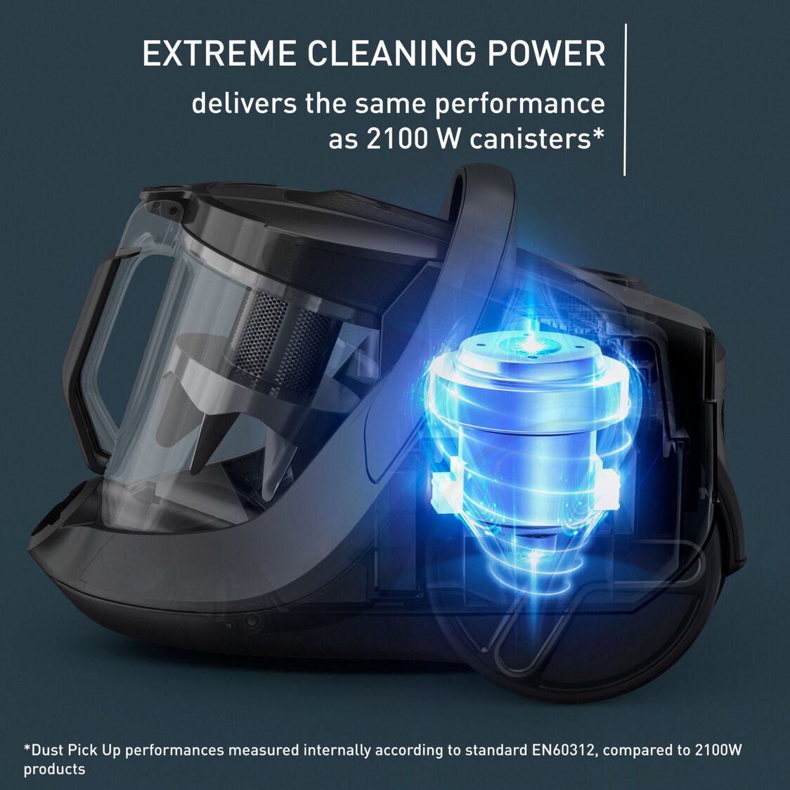 Tefal X-trem Cyclonic Max Bagless Vacuum Cleaner (TW7B62)