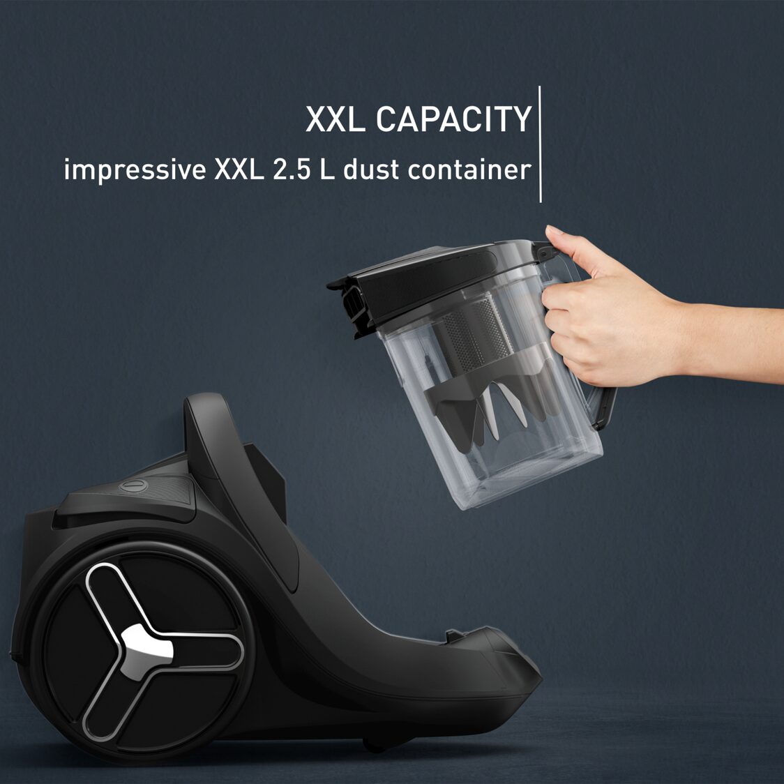 Tefal X-trem Cyclonic Max Bagless Vacuum Cleaner (TW7B62)