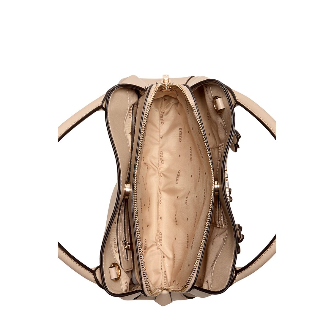 Guess Zaria Small Girlfriend Satchel - Simply Taupe