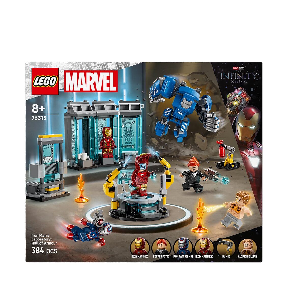 Lego Iron Man's Laboratory: Hall of Armor 76315