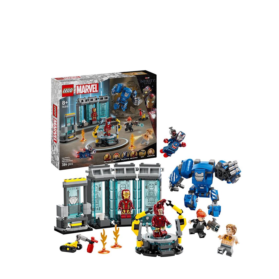 Lego Iron Man's Laboratory: Hall of Armor 76315