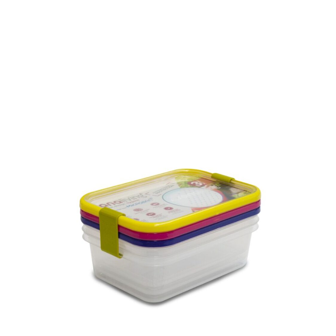 Omada Sanaliving 3 Containers 1L - Assorted
