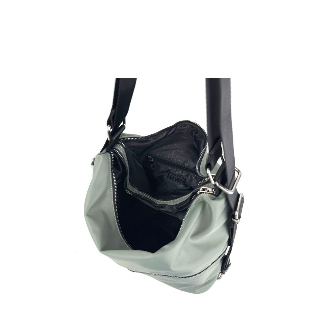 Mel&Co Nylon Two-Way Convertible Shoulder Backpack