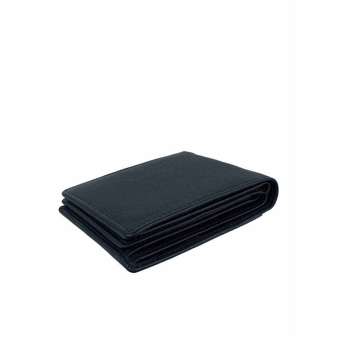 Mel&Co Genuine Leather Center Flap Wallet With Slip Pocket