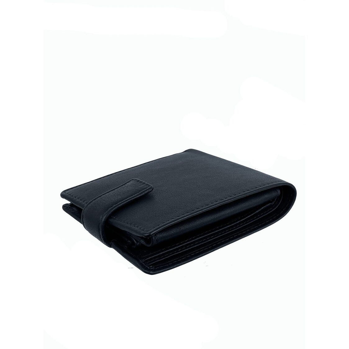 Mel&Co Genuine Leather Bi-Fold With Snap Closure