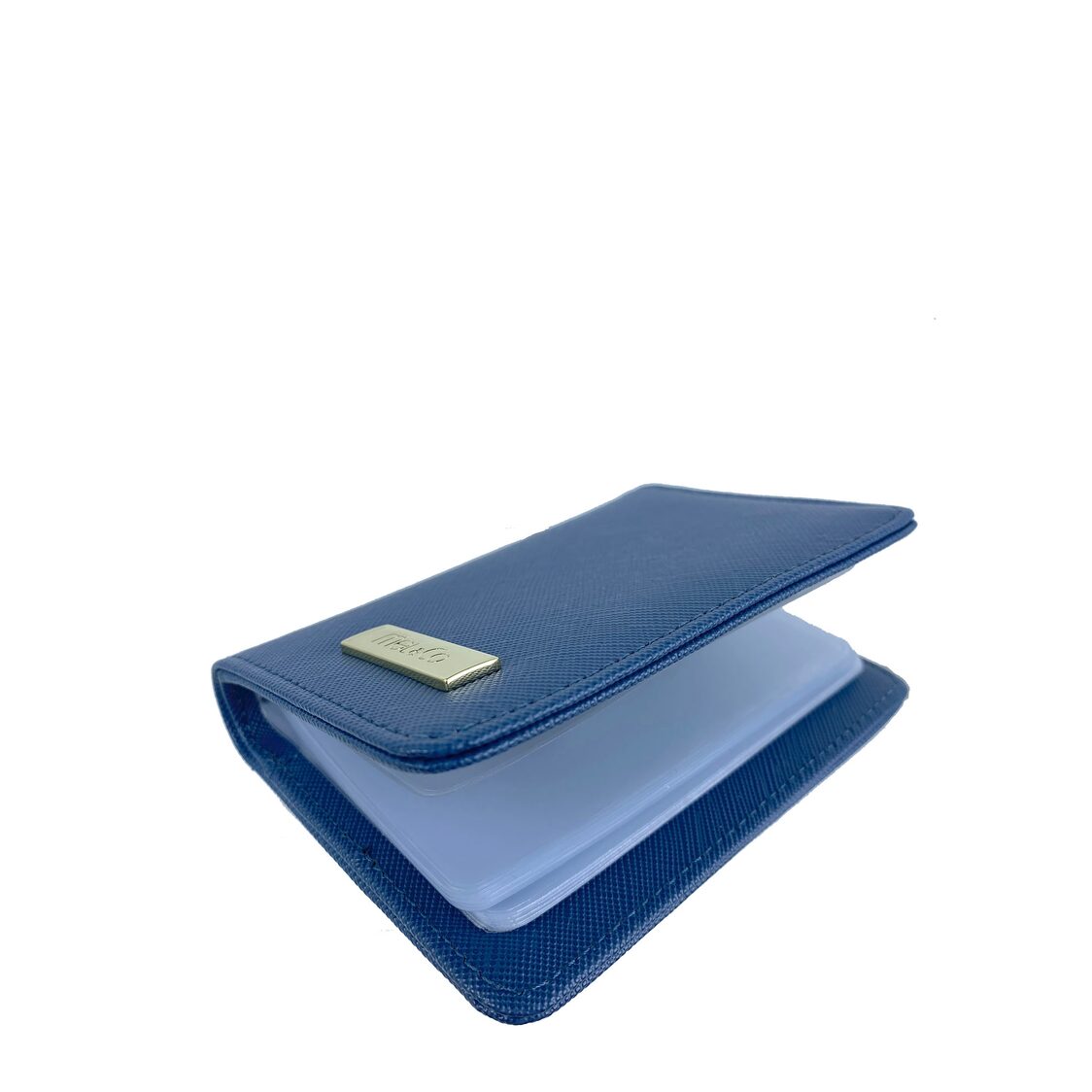 Mel&Co Saffiano Leatherette Bifold Card Holder