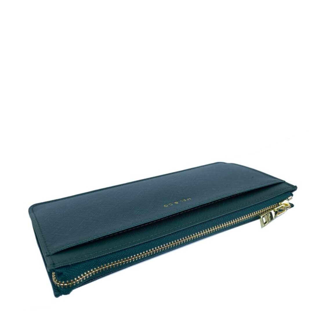Mel&Co Saffiano-Effect Slim Long Wallet