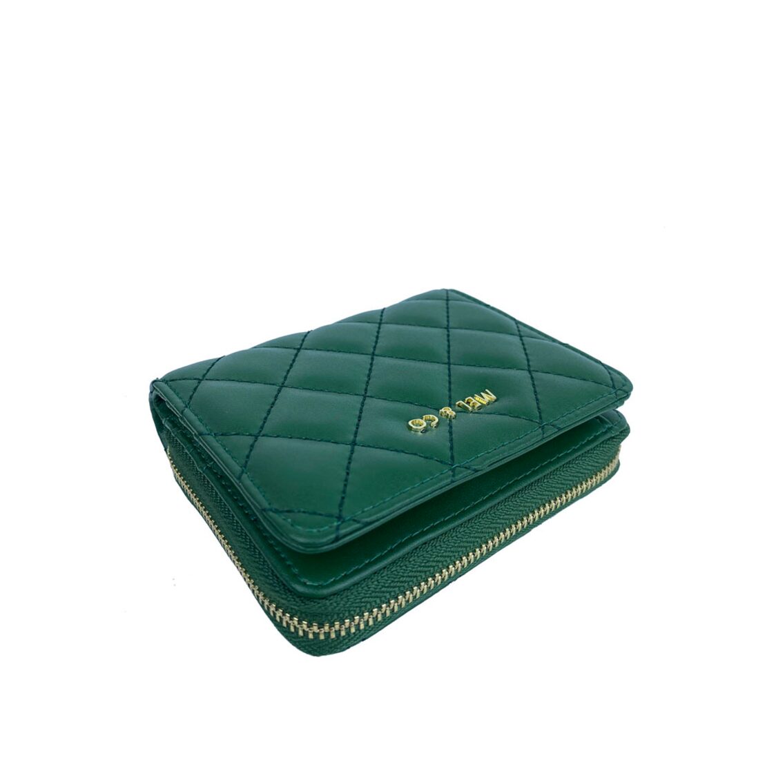 Mel&Co Quilted Bifold Snap Wallet With Zip-Around Compartment