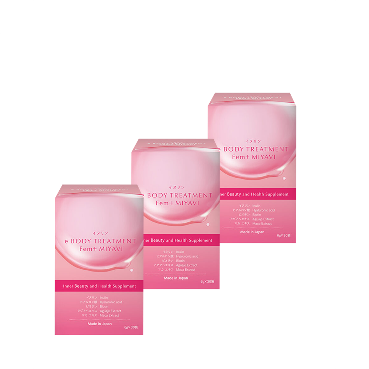 Beme Japan Inulin e Body Treatment Fem + Miyavi (worth $156)