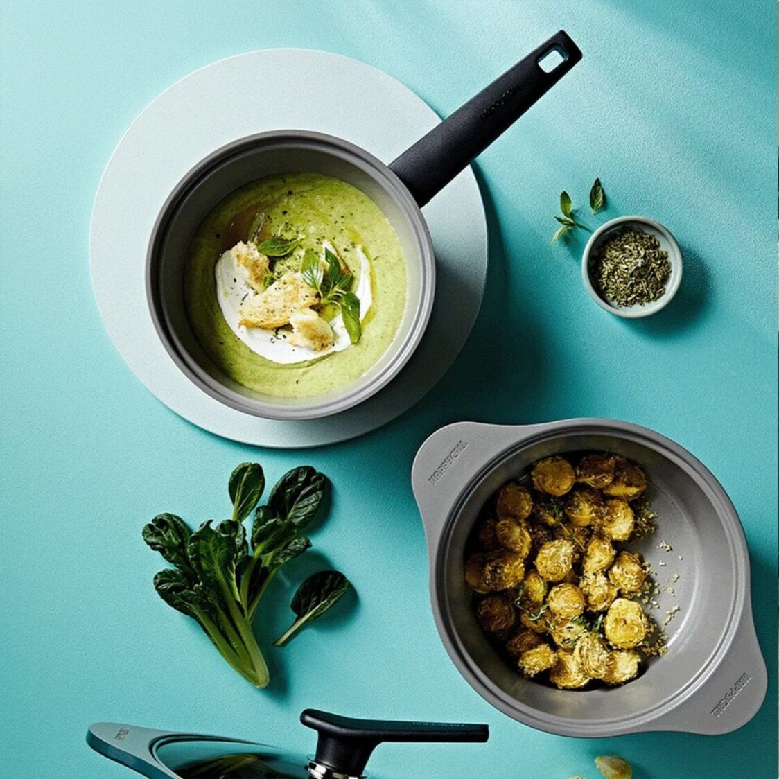 Happycall Onde IH 20cm Stock Pot - Ocean Green (3003-1227)