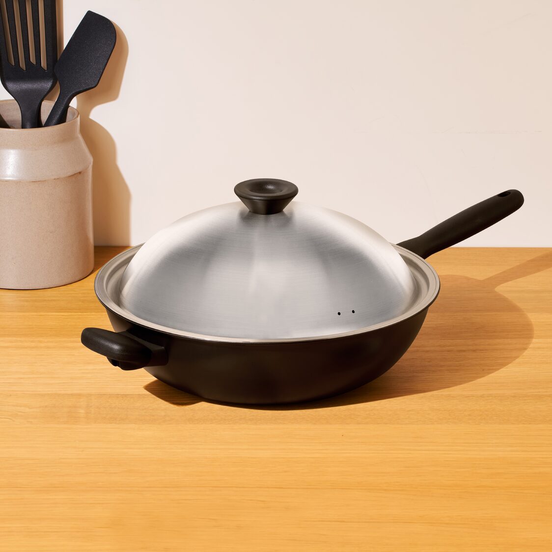 Meyer Midnight Ha Ih 32cm/12.75-in Cov Stirfry W/hh