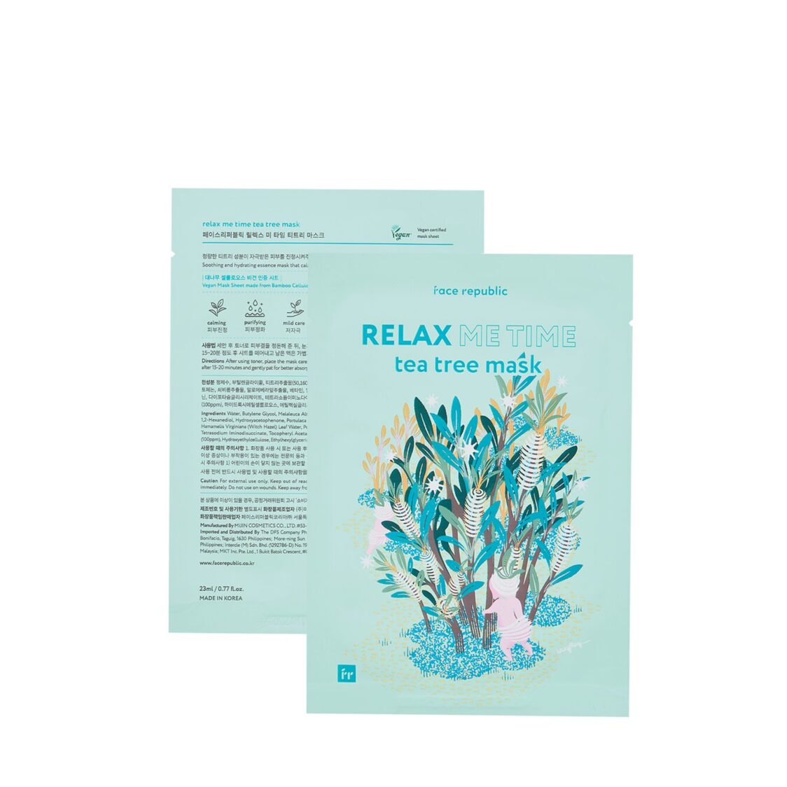 Face Republic Relax Me Time Tea Tree Mask 23ml