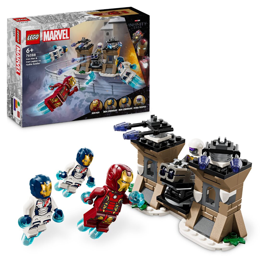 Lego Iron Man & Iron Legion vs. Hydra Soldier 76288