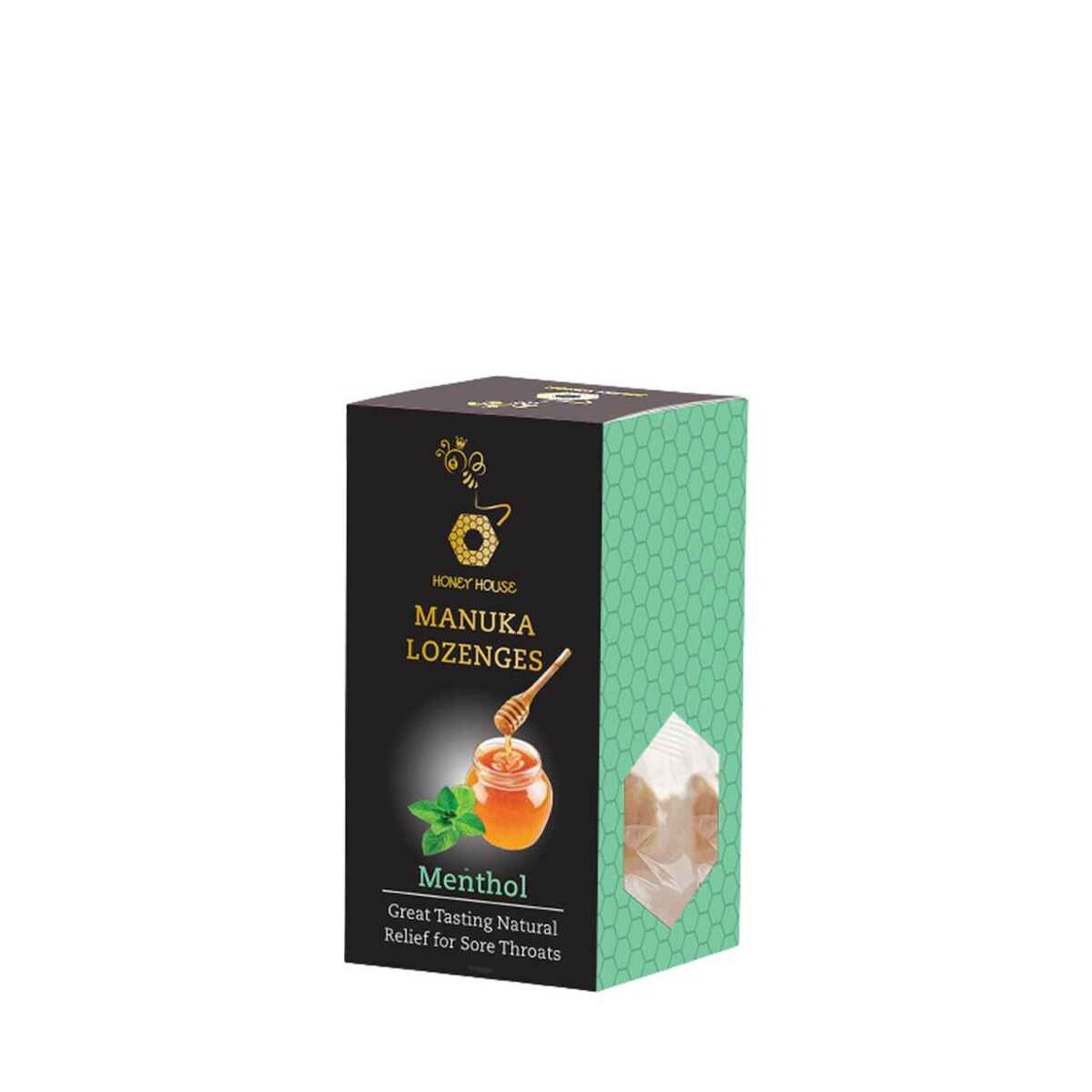 Honey House Manuka Lozenges Hot Menthol 120g