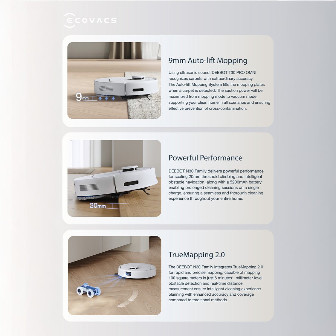 Ecovacs Deebot N30 Pro Omni - Metro Singapore Departmental Store - Celebrating 69 Years in SG