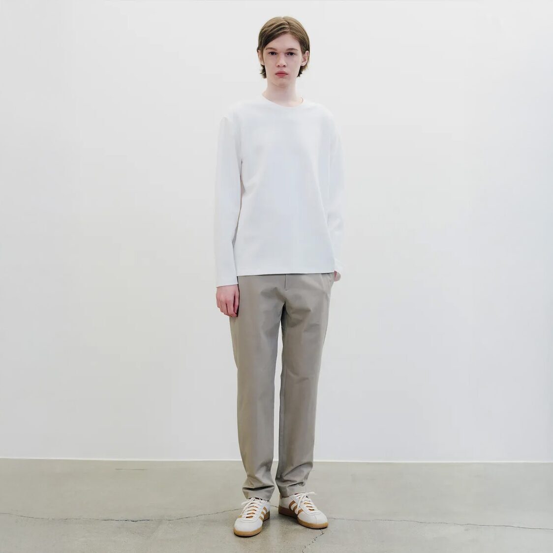 Mind Bridge Tapered Chino Banding Pants Beige