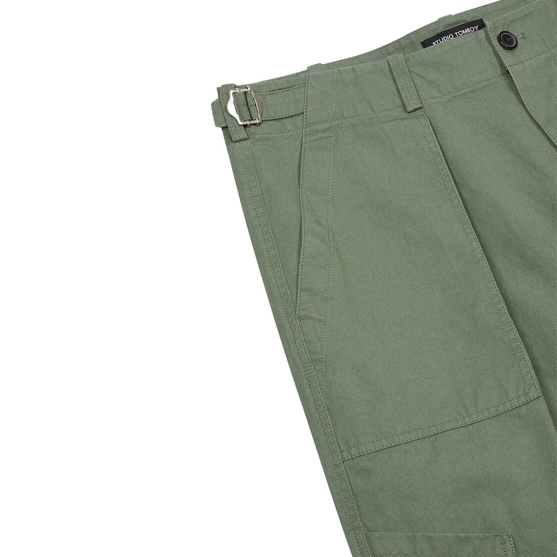 Studio Tomboy Cotton Fatigue Pants Khaki