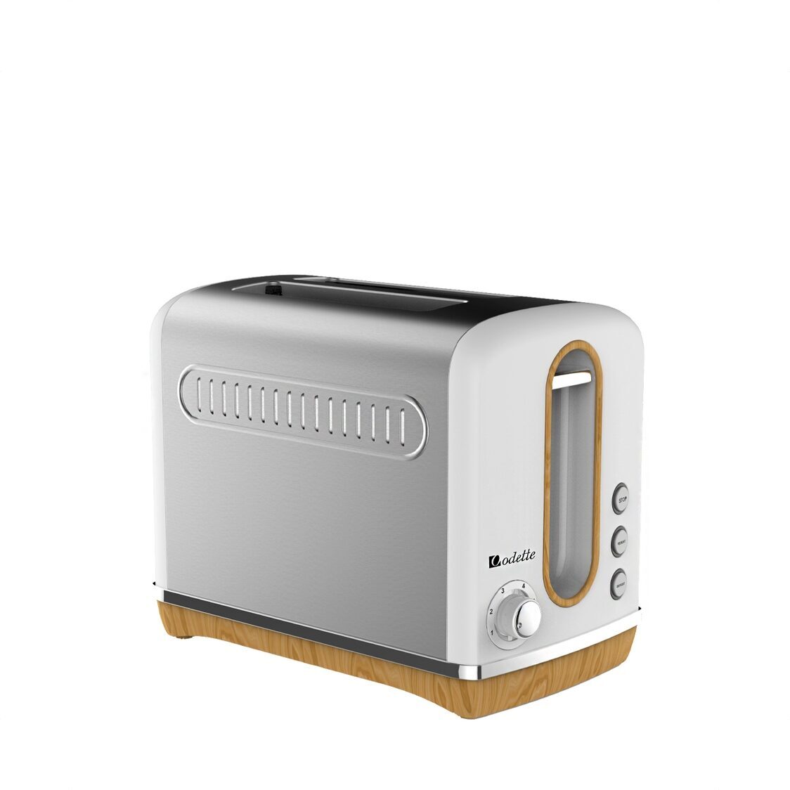 Odette 2 Slice Retro Design Toaster