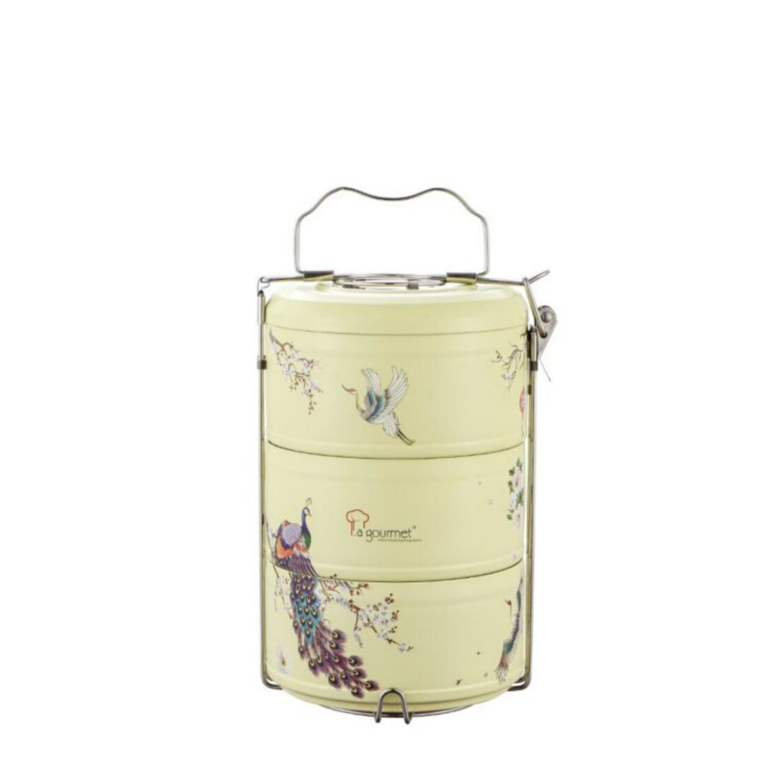 La Gourmet Vintage 2.1L 3-tier Tiffin Carrier