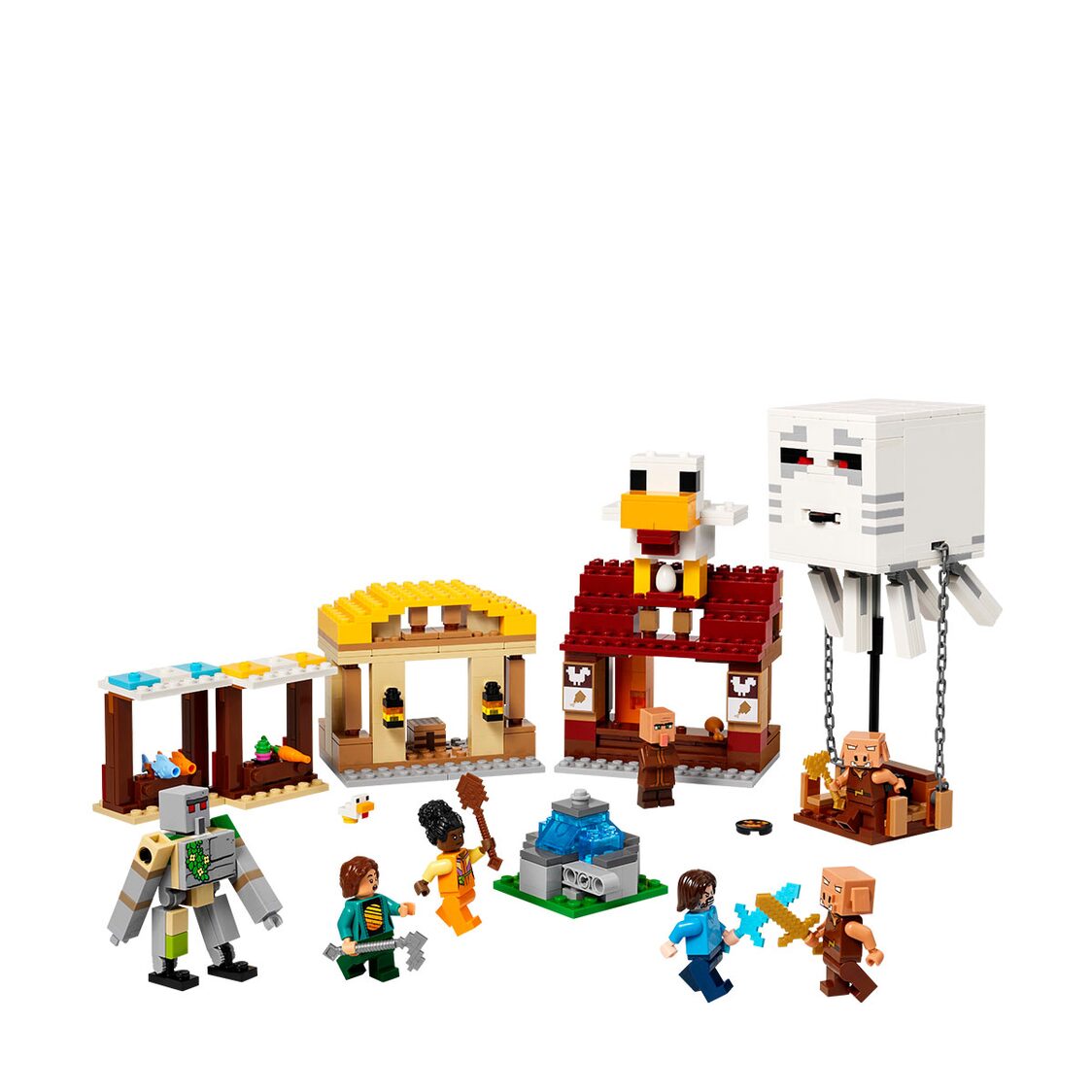 Lego The Ghast Balloon Village Attack 21273