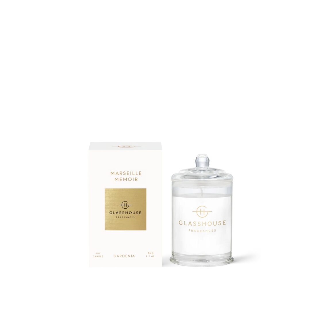 Glasshouse Soy Candle 60g | Marseille Memoir