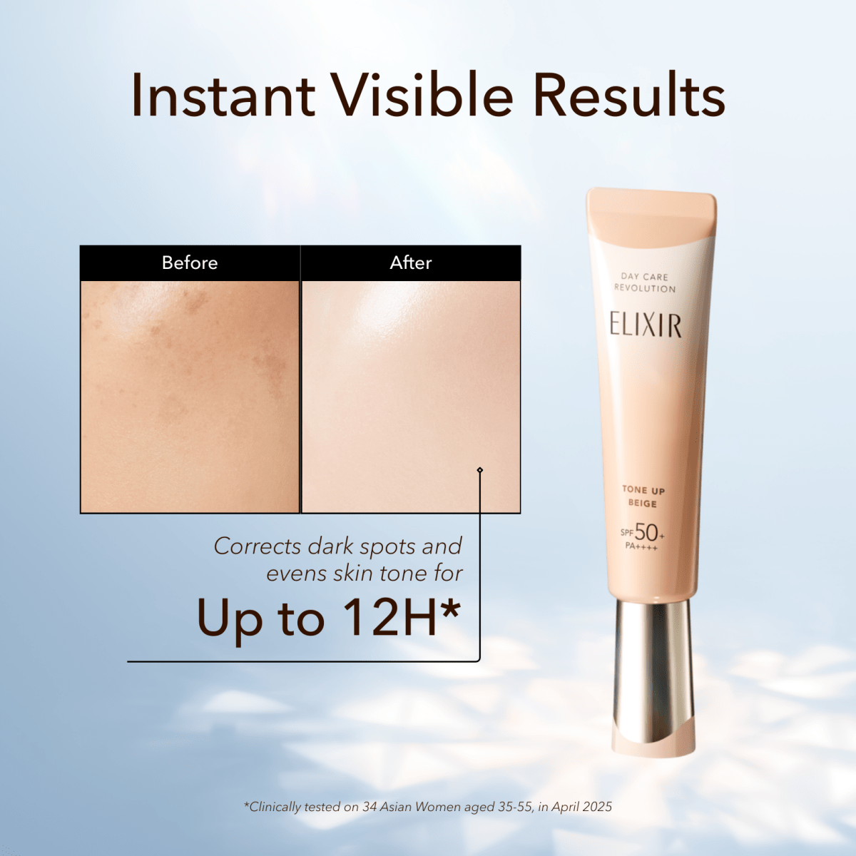 EIixir Day Care Revolution Tone - Up Beige 35ml - Metro Singapore Departmental Store - Celebrating 69 Years in SG