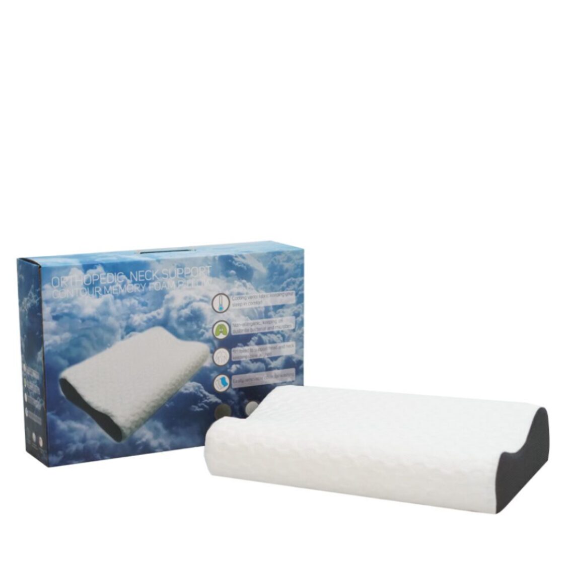 Ekohome Contour Memory Foam Pillow - Metro Singapore Departmental Store - Celebrating 69 Years in SG