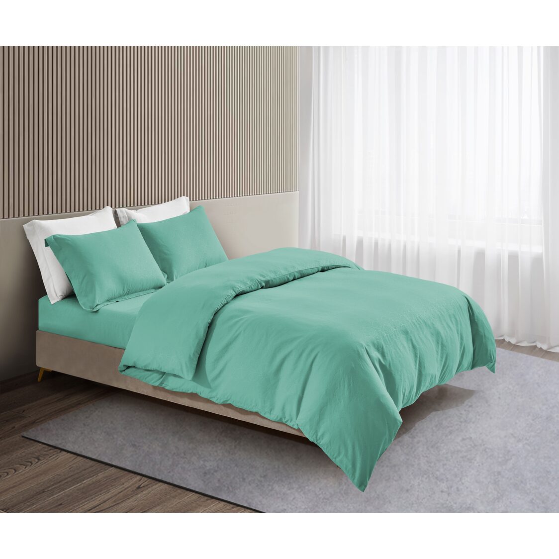 Ekohome Domus Emboss 310 Fitted Sheet - Metro Singapore Departmental Store - Celebrating 69 Years in SG