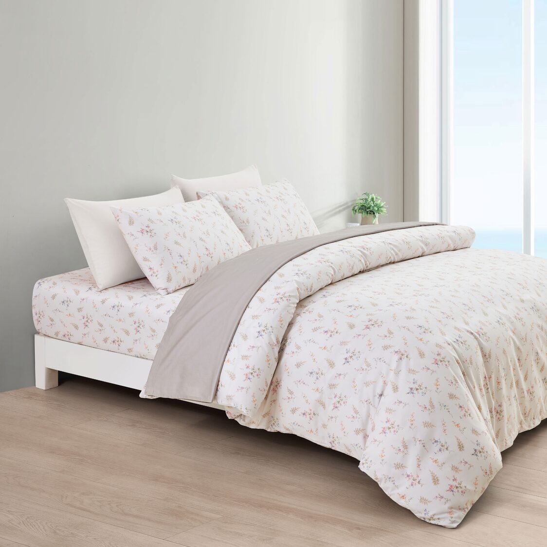 Ekohome Domus Printed 935 Fitted Sheet - Metro Singapore Departmental Store - Celebrating 69 Years in SG
