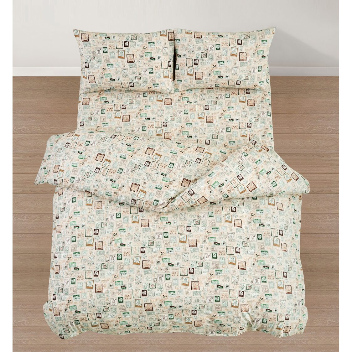 Ekohome Domus Printed 938 Fitted Sheet - Metro Singapore Departmental Store - Celebrating 69 Years in SG