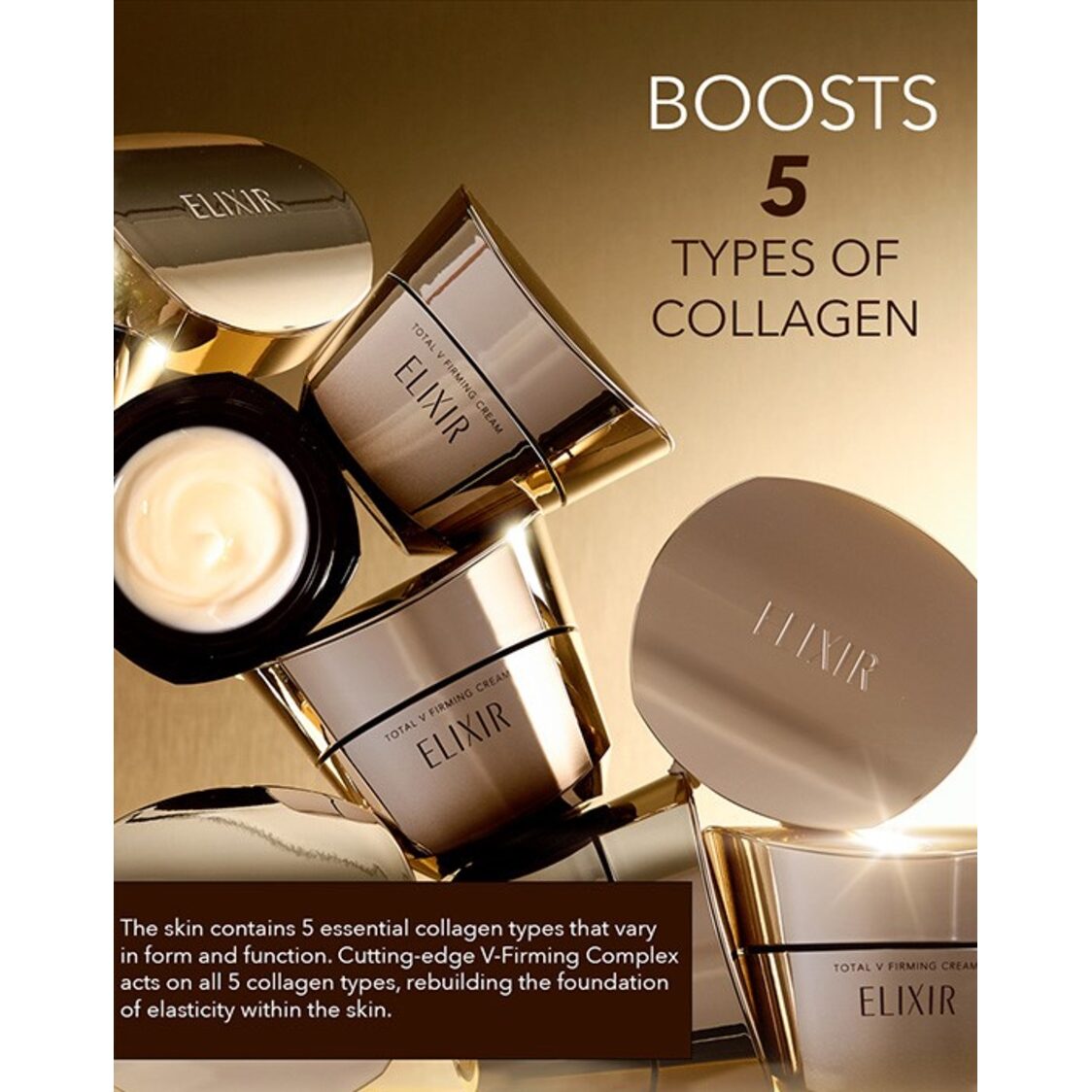 Elixir Total V Firming Cream 50g - Metro Singapore Departmental Store - Celebrating 69 Years in SG