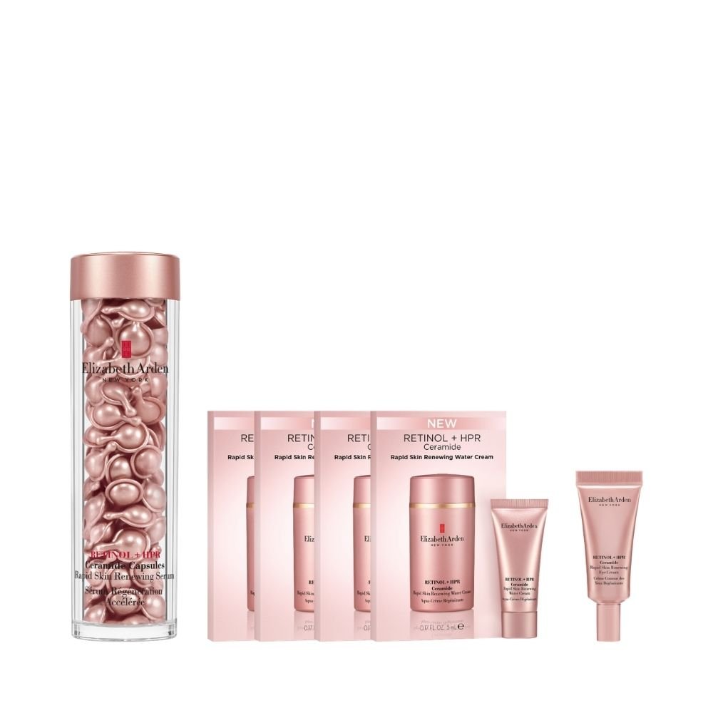 Elizabeth Arden Retinol + HPR Ceramide Capsules Rapid Skin Renewing Serum 90s Set (Worth $316) - Metro Singapore Departmental Store - Celebrating 69 Years in SG