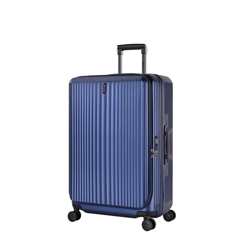 Eminent Alfred KK50 - 1 Flat - Top Opening Expandable Trolley Case - Dark Blue - Metro Singapore Departmental Store - Celebrating 69 Years in SG