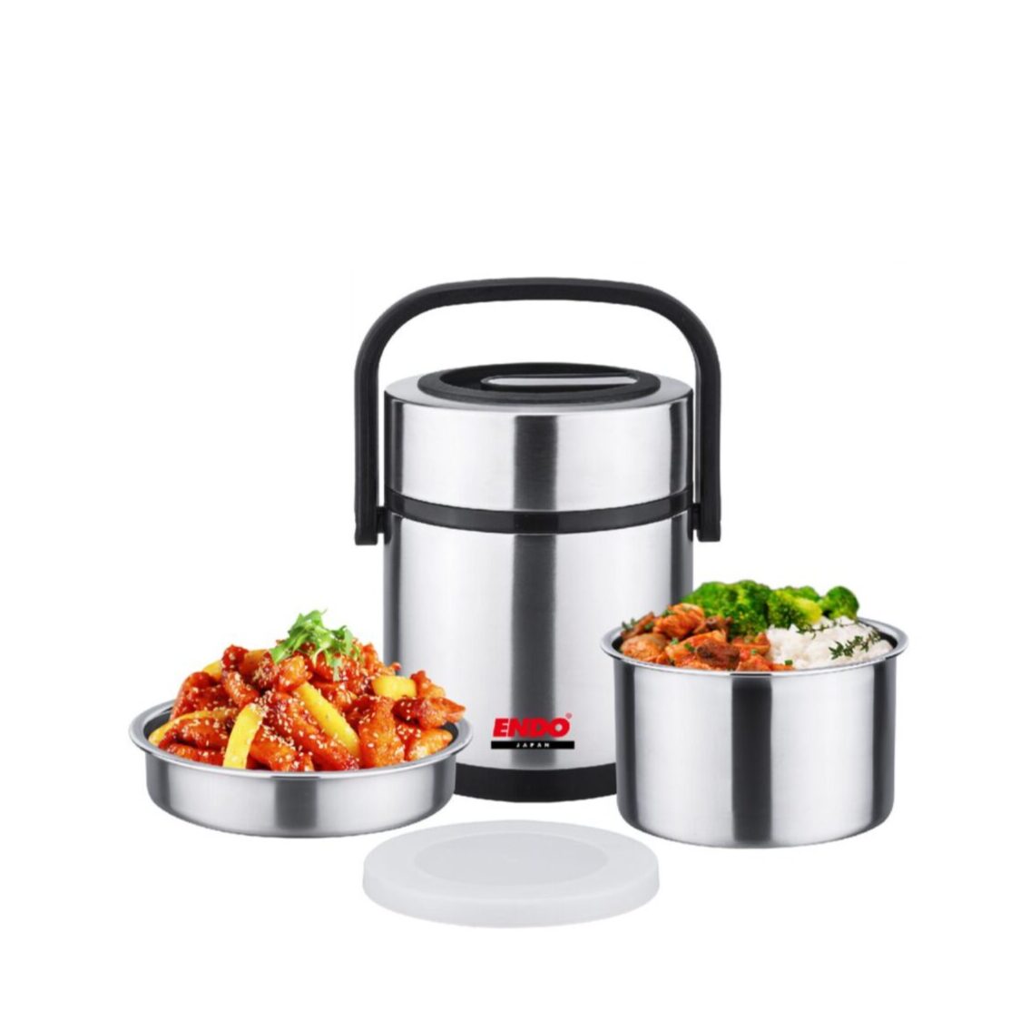 Endo 1.5L Double Stainless Steel Thermal Food Jar (CX - 4006) - Metro Singapore Departmental Store - Celebrating 69 Years in SG