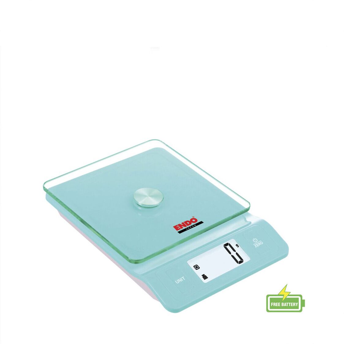 Endo High Precision Digital Kitchen Scale - Blue (E - DKS5460) - Metro Singapore Departmental Store - Celebrating 69 Years in SG