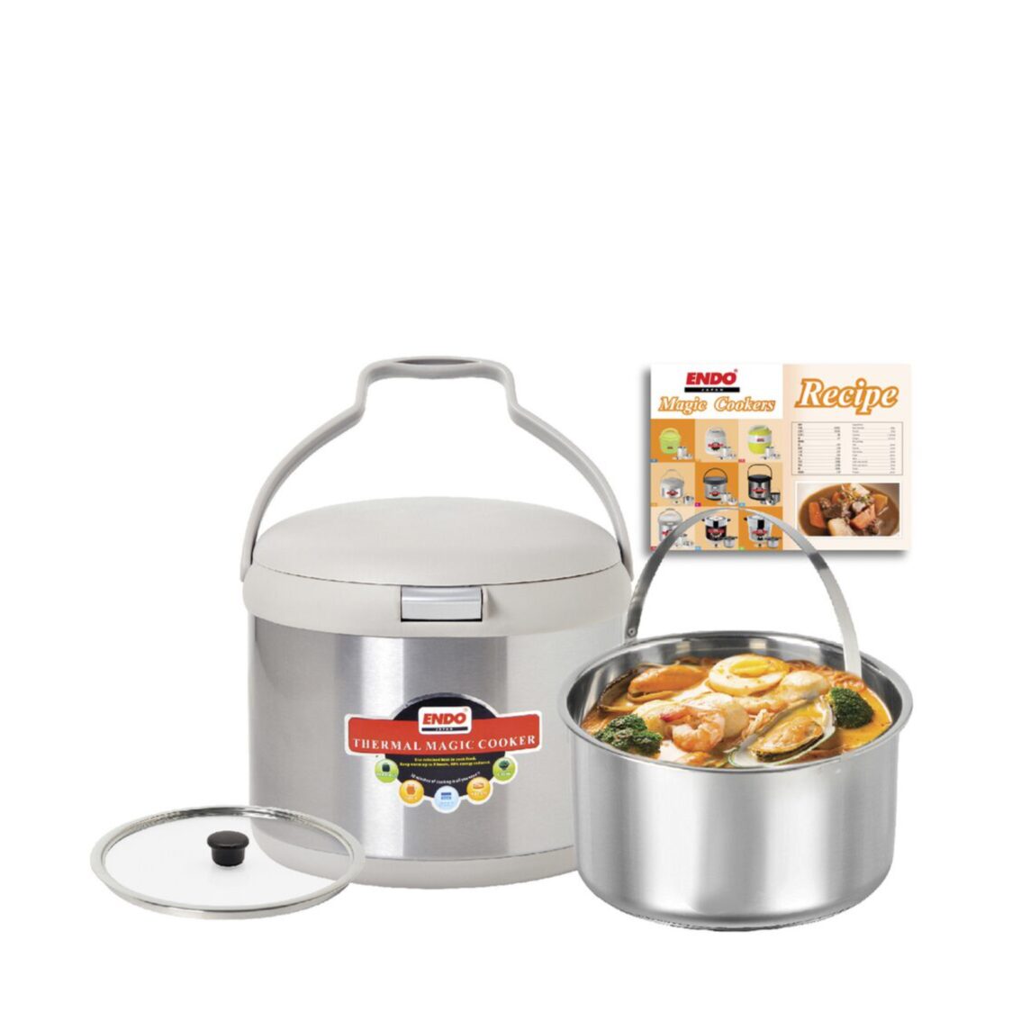 Endo Thermal Magic Cooker 3.5L - Tall (E - TMC3.5 - T) - Metro Singapore Departmental Store - Celebrating 69 Years in SG