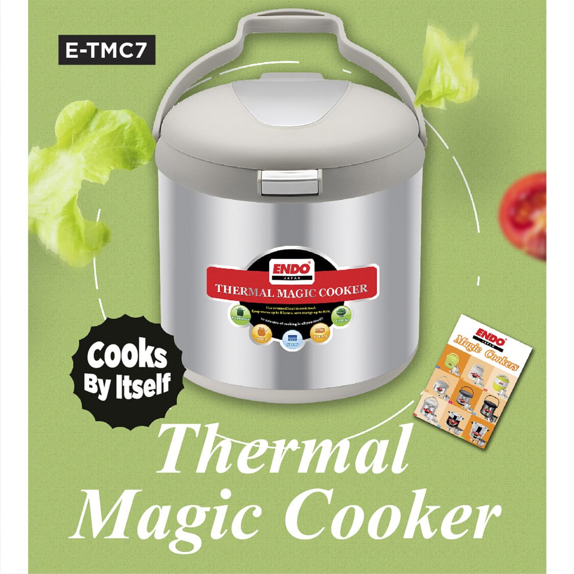 Endo Thermal Magic Cooker - 7L (E - TMC7) - Metro Singapore Departmental Store - Celebrating 69 Years in SG