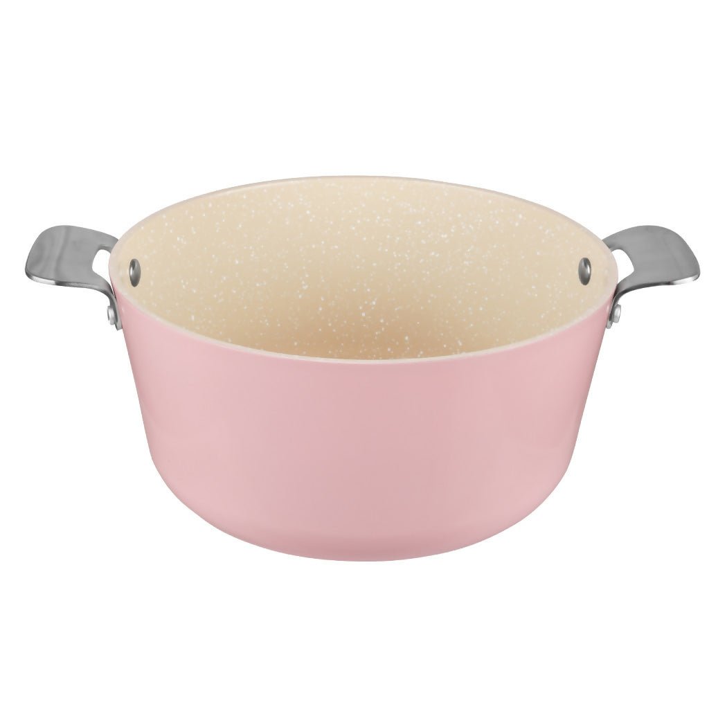 Endo Wagashi 24cm I.H. Stock Pot - Pink (E - WGS - 24SO - PINK) - Metro Singapore Departmental Store - Celebrating 69 Years in SG