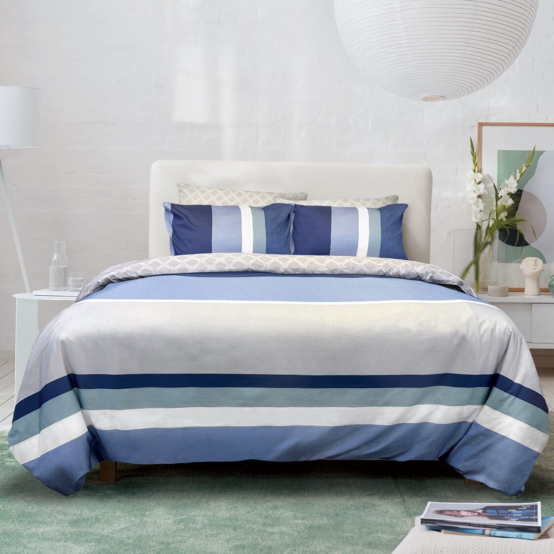 Esprit Home 100% Cotton Luster Sateen Fitted Sheet – Karst - Metro Singapore Departmental Store - Celebrating 69 Years in SG